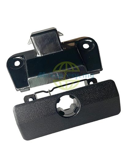 Ensemble serrure et poignée boite à gant